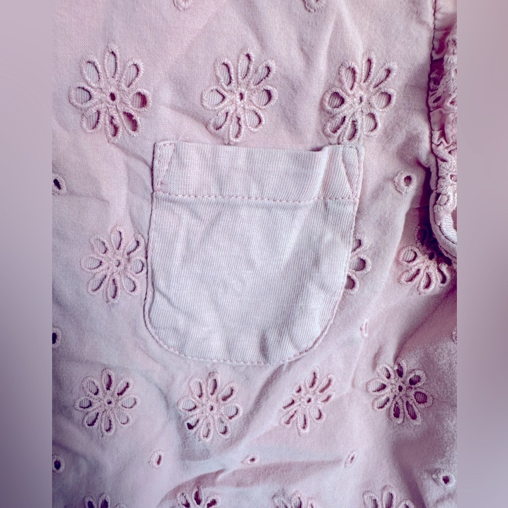 SOLD- Boden Girls Top Pink Ruffles Size 3-4T - Picture 5 of 7